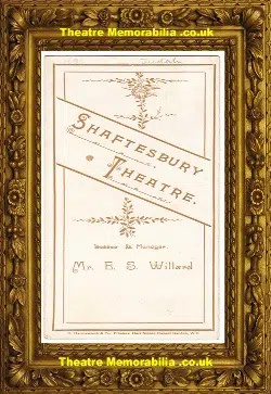 London Shaftesbury Theatre – Judah – 1890