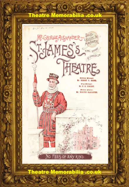 London St Jame’s Theatre – As You Like It – 1896