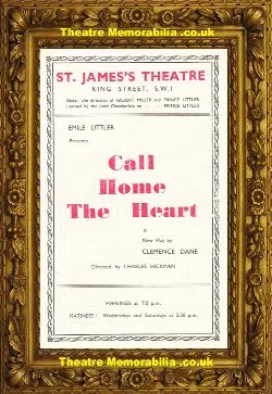 London St James’s Theatre – Call Home The Heart – 1947