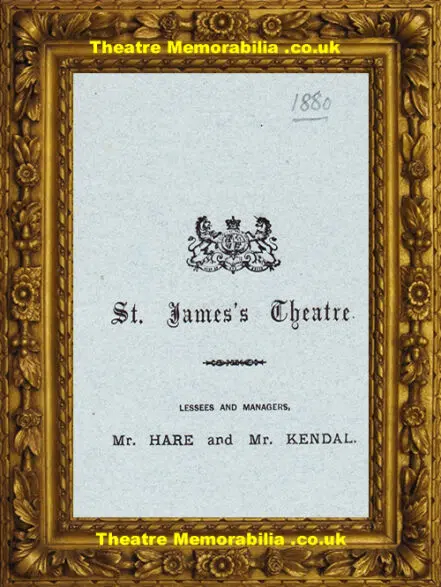 London St James’s Theatre – Good Fortune – 1880