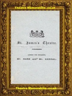 London St James’s Theatre – Still Waters Run Deep – 1880