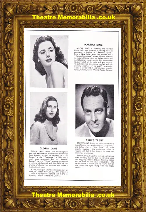 London Stoll Theatre - Rainbow Square - 1951