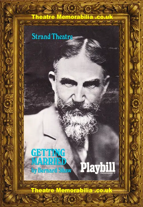 London Strand Theatre - Getting Married - 1967