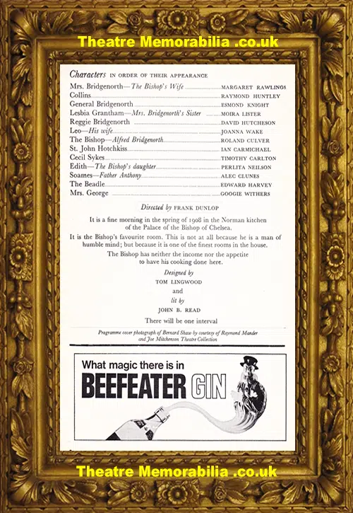 London Strand Theatre - Getting Married - 1967
