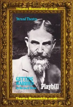 London Strand Theatre – Getting Married – 1967