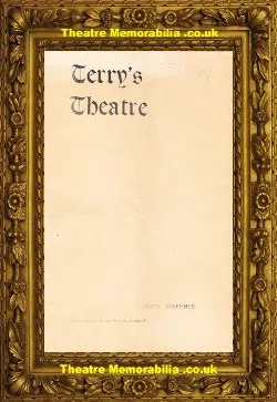 London Terrys Theatre – Love In A Cottage – 1904