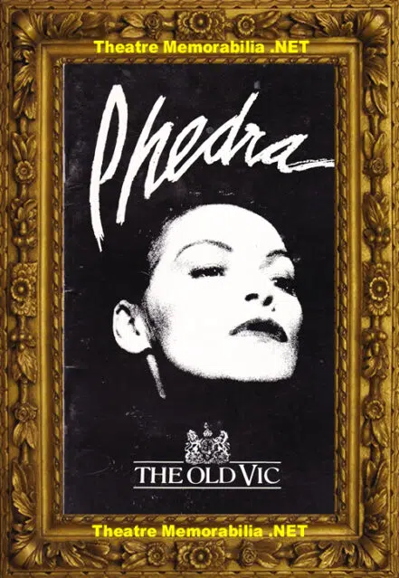 London The Old Vic Theatre – Phedra – 1984 – Glenda Jackson