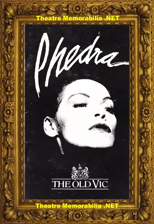 London The Old Vic Theatre - Phedra - 1984 - Glenda Jackson
