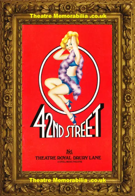 London Theatre Royal – 42nd Street – 1987 – Jill Gascoine