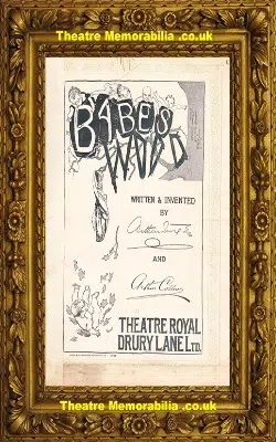 London Theatre Royal – Babes In The Wood – 1898
