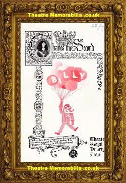 London Theatre Royal – Billy – 1974 – Michael Crawford + E Paige