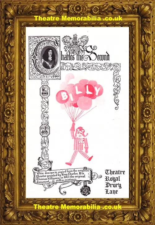 London Theatre Royal - Billy - 1974 - Michael Crawford + Paige