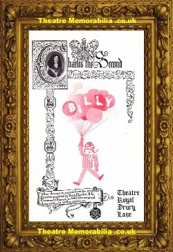 London Theatre Royal – Billy – 1974 – Michael Crawford + Paige