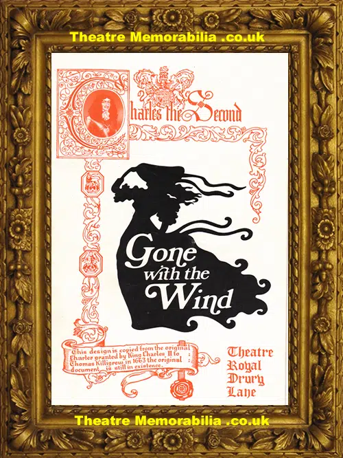 London Theatre Royal - Gone With The Wind - 1972