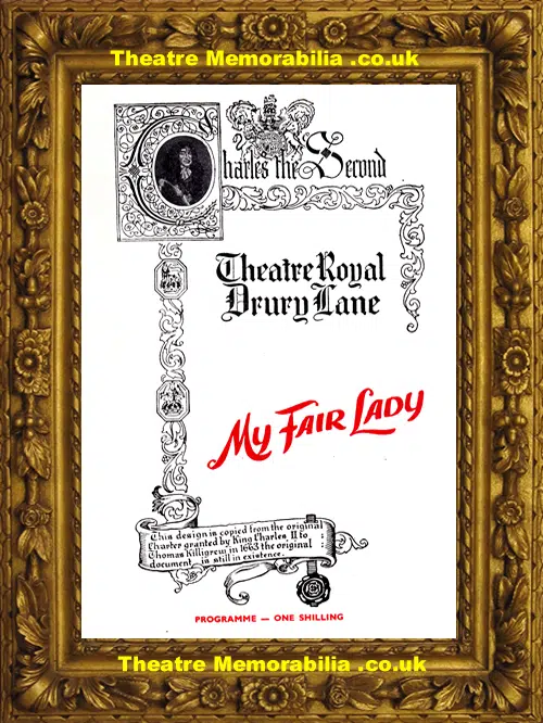 London Theatre Royal - My Fair Lady - 1958