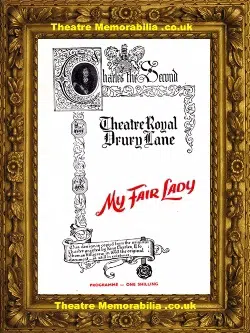 London Theatre Royal – My Fair Lady – 1958