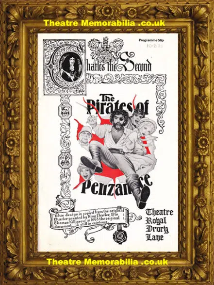 London Theatre Royal – Pirates Of Penzance – 1983 – B Langford