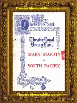 London Theatre Royal – South Pacific – 1951 – June Whitfield