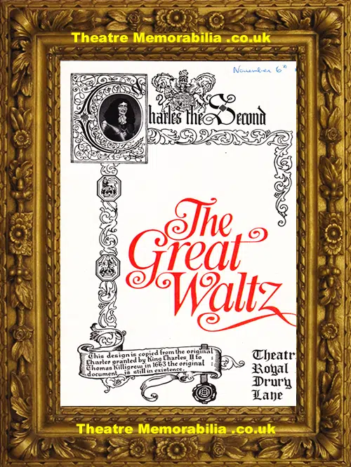 London Theatre Royal - The Great Waltz - 1971