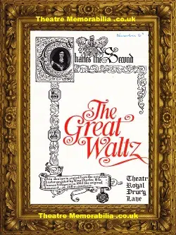 London Theatre Royal – The Great Waltz – 1971