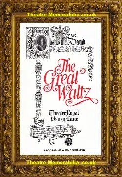 London Theatre Royal – The Great Waltz – 1971 – Sari Barabas
