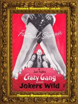 London Victoria Palace Theatre – Crazy Gang Jokers Wild 1950s