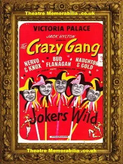 London Victoria Palace Theatre – Crazy Gang Jokers Wild 1954