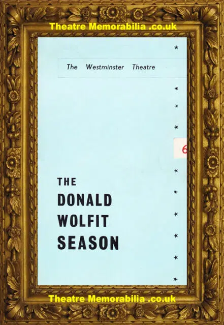 London Westminster Theatre – The Donald Wolfit Season 1950s