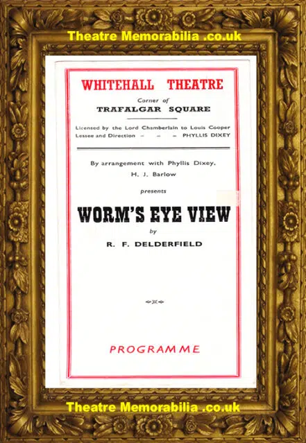 London Whitehall Theatre – Worm’s Eye View – 1949
