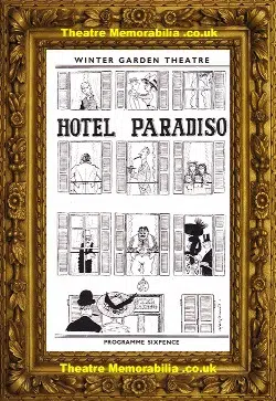 London Winter Garden Theatre – Hotel Paradiso – 1956 – Guinness