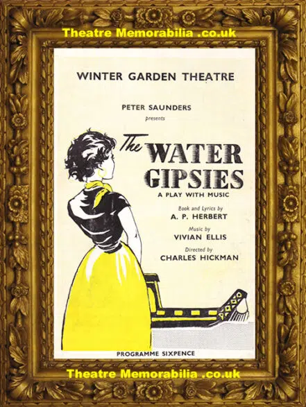 London Winter Garden Theatre – The Water Gipsies – 1955