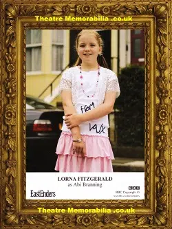 Lorna Fitzgerald Autograph Signed Picture – Eastenders