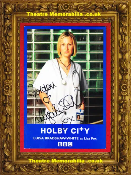 Luisa White Autograph Signed Picture – Holby City