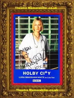 Luisa White Autograph Signed Picture – Holby City