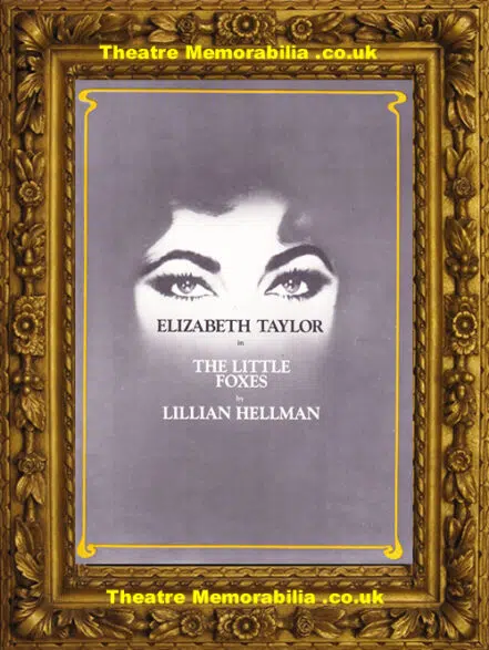 Martin Beck Theatre New York Little Foxes 1981 Elizabeth Taylor