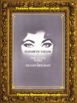 Martin Beck Theatre New York Little Foxes 1981 Elizabeth Taylor