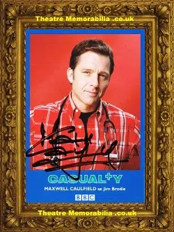 Maxwell Caulfield Autograph Signed Picture – Casualty