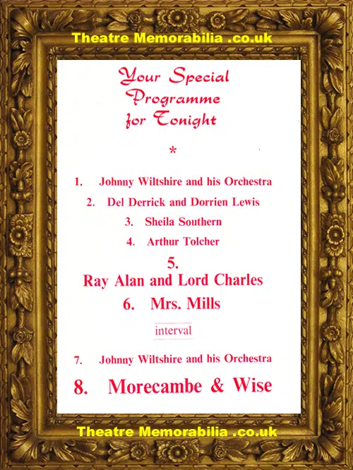 Morecambe & Wise Mrs Mills Theatre Show - 1960s