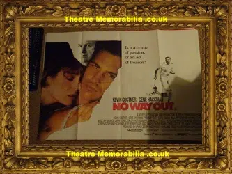 No Way Out British Film Poster – 1987 – Gene Hackman