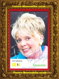 Pearl Ladderbanks Autograph Signed Picture – Meg – Emmerdale