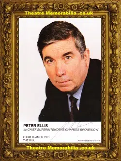 Peter Ellis Autograph Signed Picture – TV Police The Bill