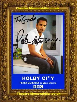 Peter Jersey Autograph Signed Picture – Holby City