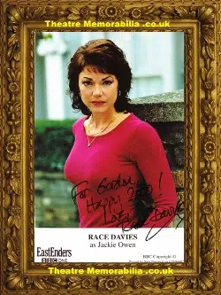 Race Davies Autograph Signed Picture – Eastenders