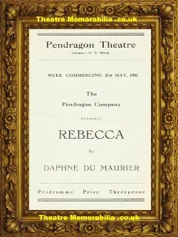 Reading Pendragon Theatre – Rebecca – 1951