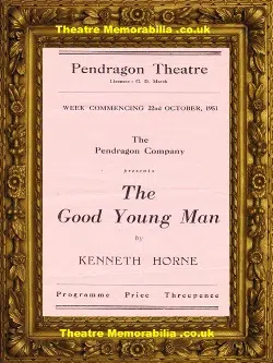 Reading Pendragon Theatre – The Good Young Man – 1951
