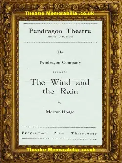 Reading Pendragon Theatre – The Wind And The Rain – 1951