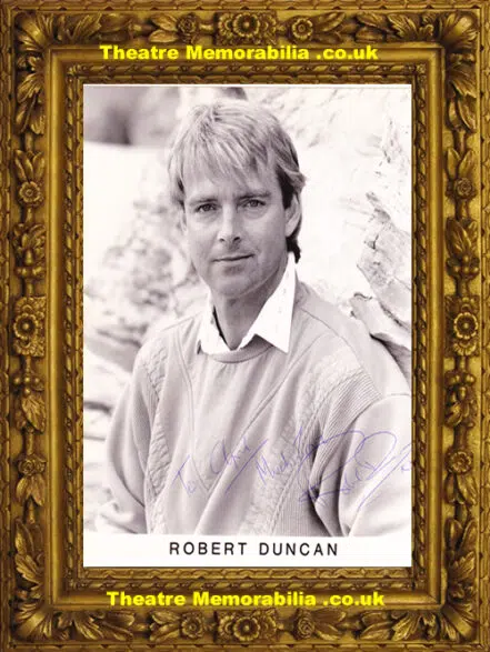 Robert Duncan – A  Large Autographed Signed Photograph 1990s