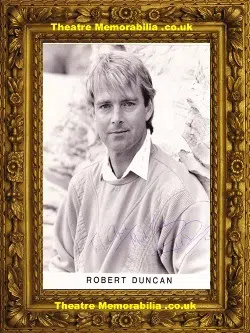 Robert Duncan – A  Large Autographed Signed Photograph 1990s