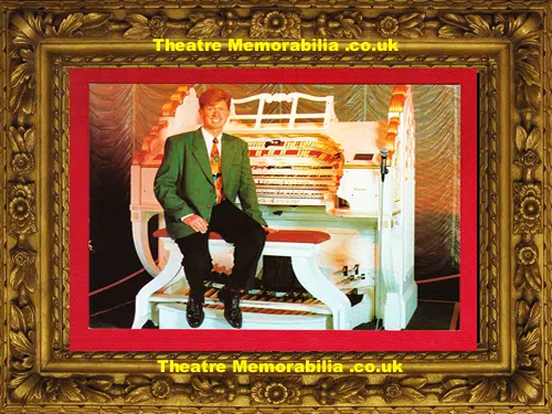 Robert Wolfe Resident Organist Thursford Norfolk Postcard 1997
