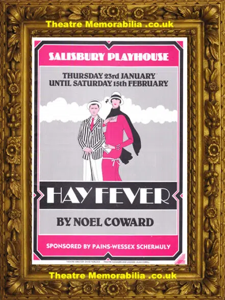 Salisbury Playhouse Theatre – Hayfever – 1986